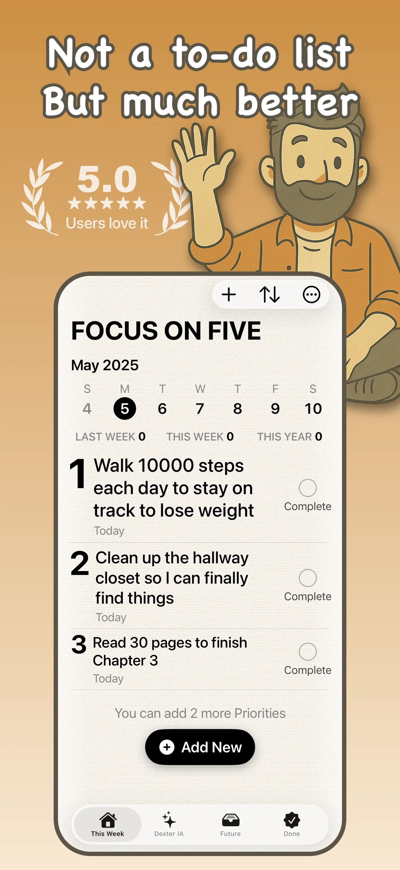 Focus on Five - Getting started